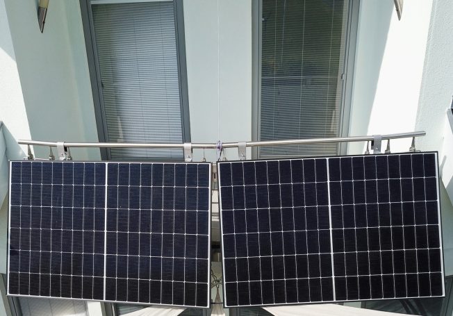 PV Balkon Anlage Süd