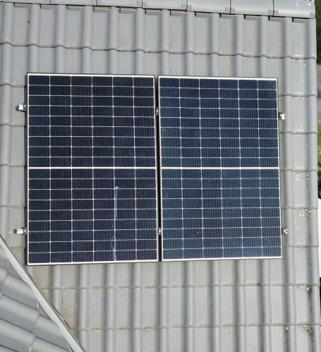 PV Anlage Giebel West